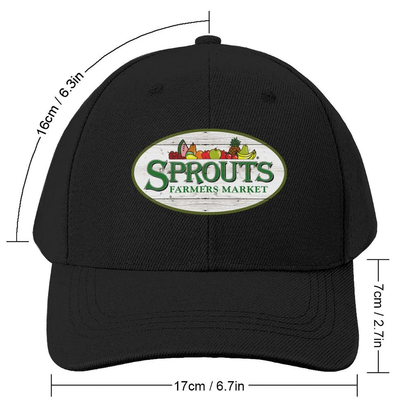 Sprouts Baseball Cap birthday Sports Cap Hat Man For The Sun Women's Beach Men's