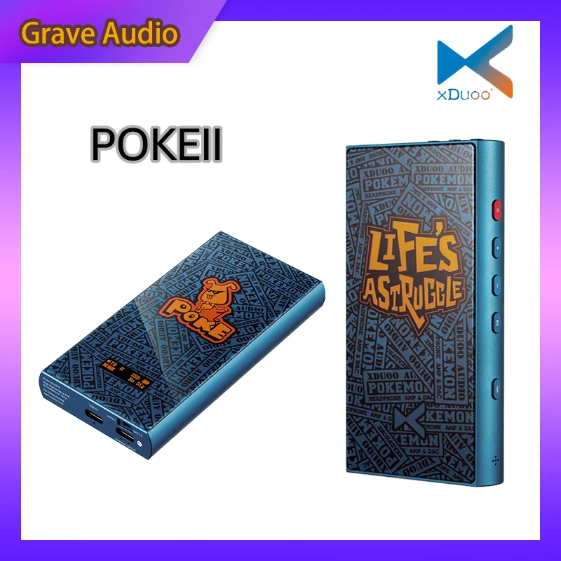 

XDUOO POKE II усилитель для наушников Dual CS43198 MQA Bluetooth 5,0 PCM32Bit/384KHZ DSD256 портативный LDAC сбалансированный DAC усилитель