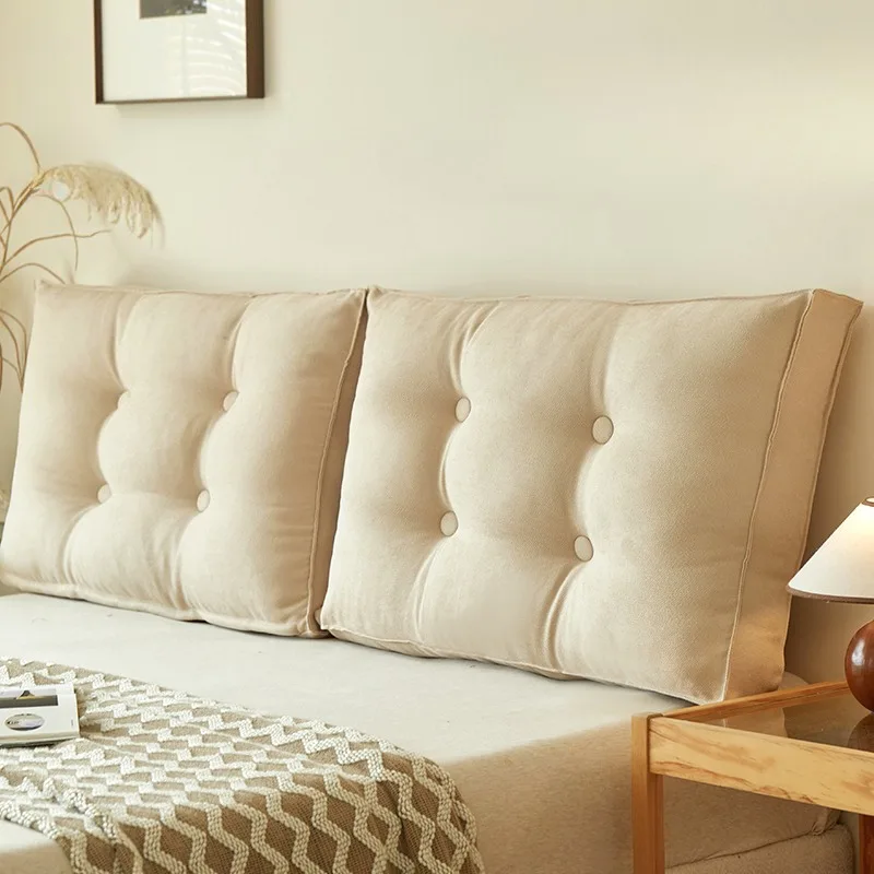

Декоративные диванные подушки, удобная спинка, большая подушка для кровати, съемная и моющаяся садовая мебель для спальни