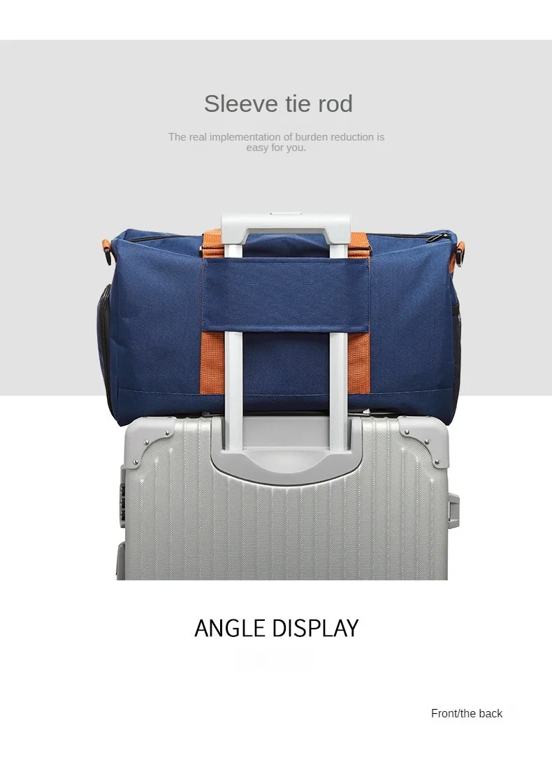 Fitness Bag New Dry Wet Separation Bag Hand-held Fashionable and Comfortable Travel Bag, Luggage Bag