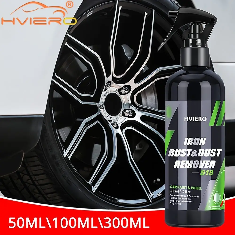 50/100/300ML Protect Wheels Brake Discs From Iron Dust Iron Removal Agent Rim Cleaner Rust Cleaner Auto Detail Chemical Car Care