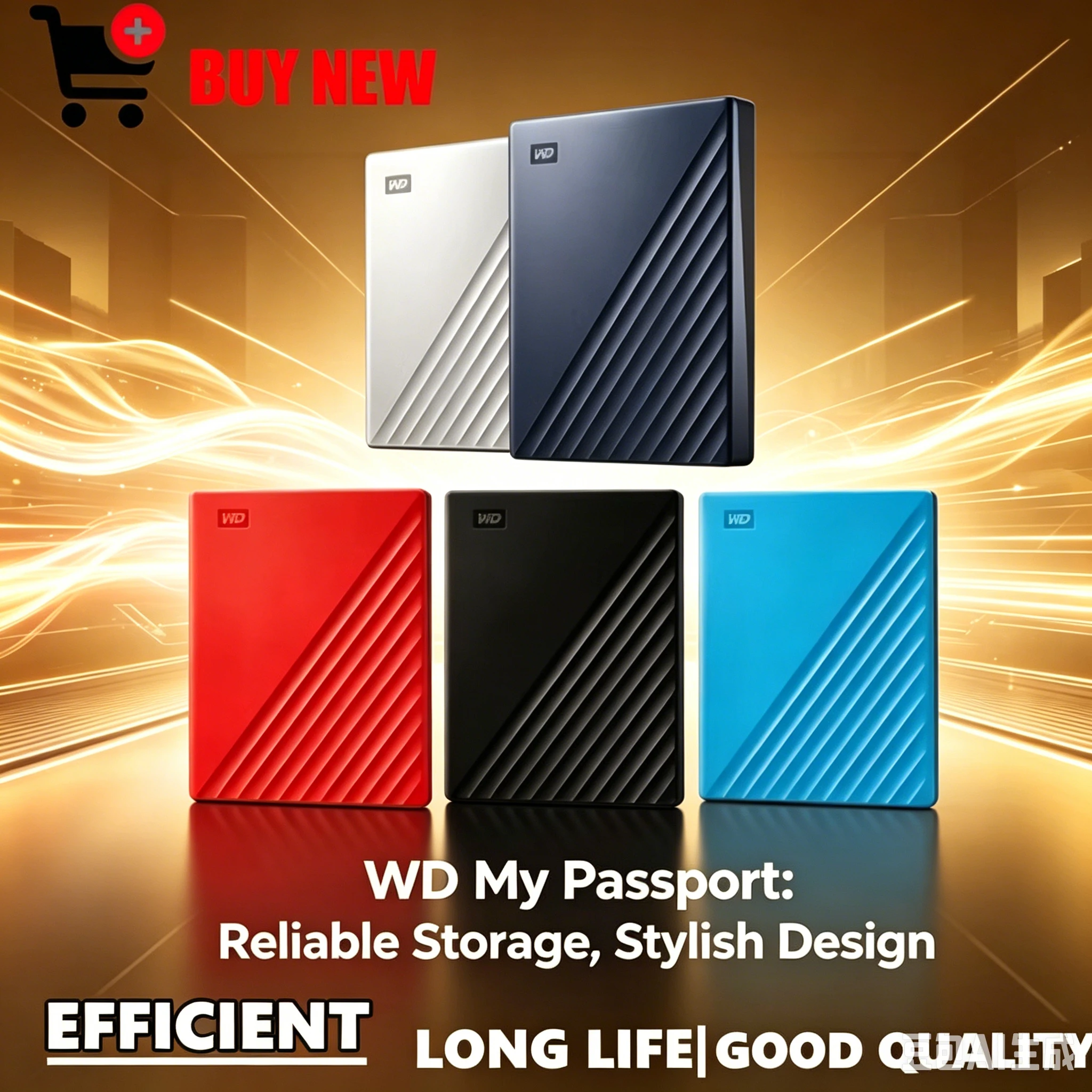 

For WD High-speed external storage WD External Hard Drive Disk USB 3.0 1TB 2TB 4TB 500GB Portable encrypted mobile hard disk