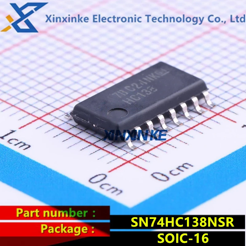 SN74HC138NSR SOIC-16 HC138 Encoders, Decoders, Multiplexers & Demultiplexers 3-to-8 Line Decoder Logic ICs Brand New Original