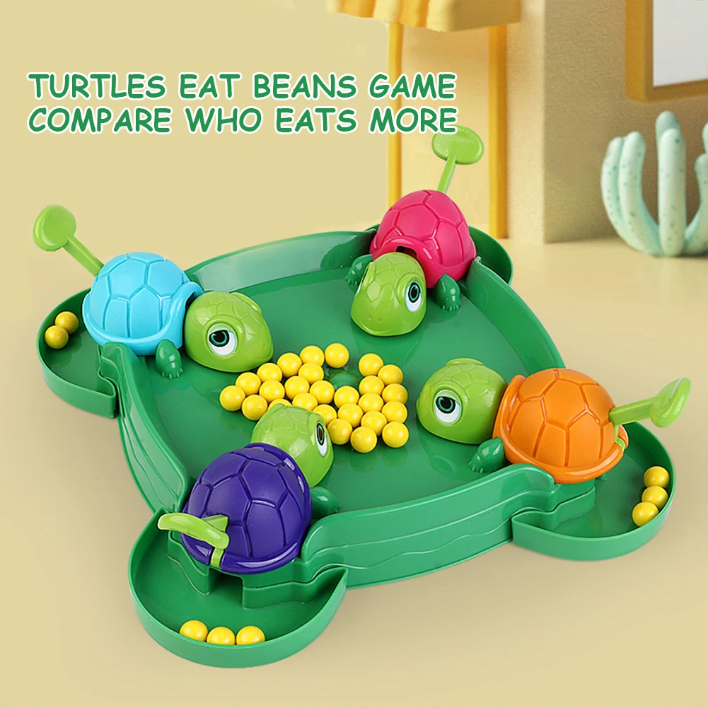 

Fun Hungry Turtle Games Parent-child Interaction Turtles Launchers Game Educational Toys Holiday Gifts Unisex for Family Party