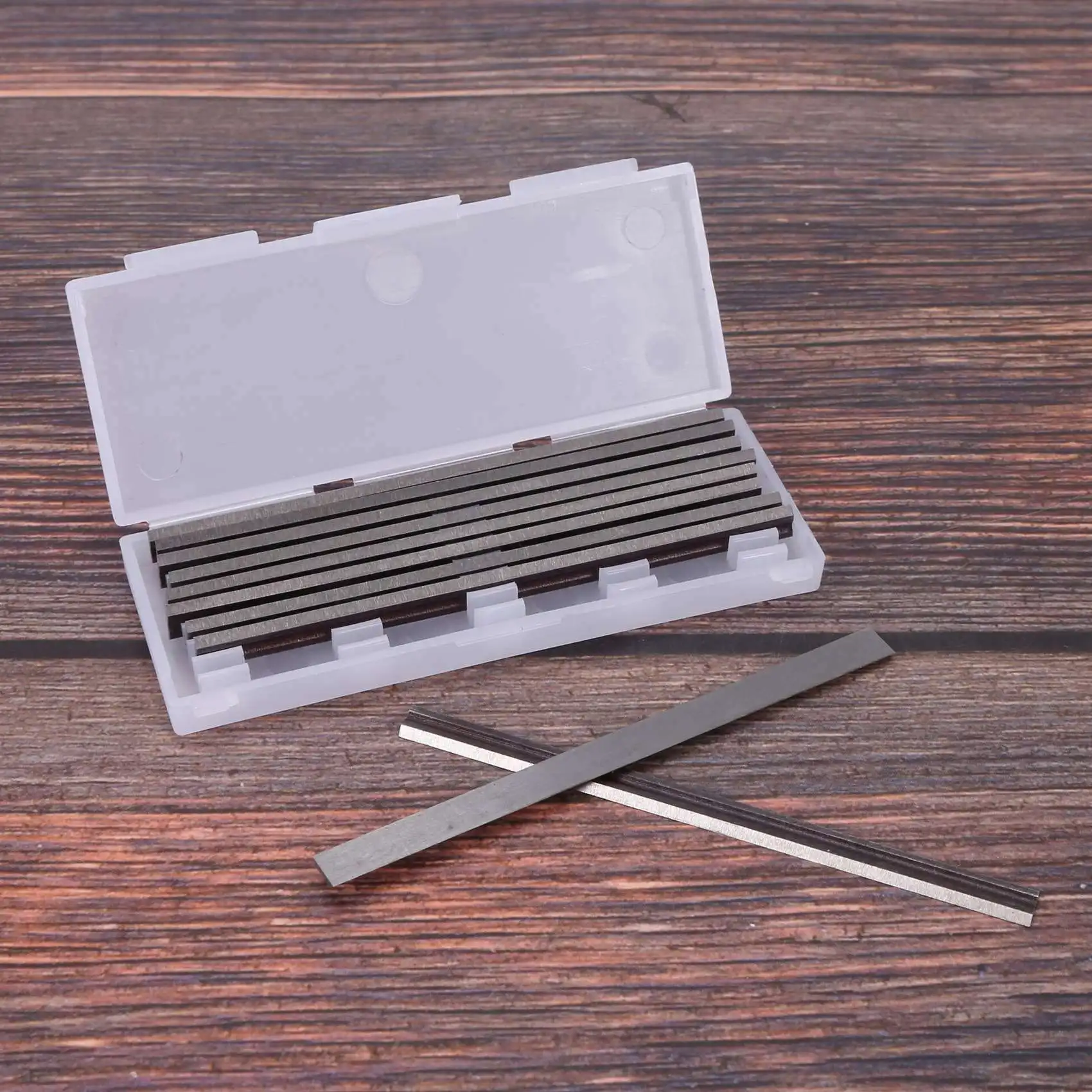 

AA05 30Pcs Reversible High Speed Steel Planer Blades 82Mm X 5.5Mm For Cutting Soft Hard Woods Ply-Wood Board Power Tool