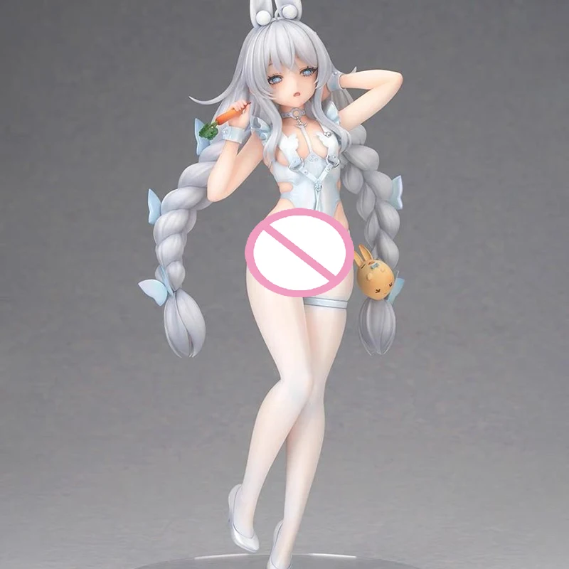 Azur Lane Mnf Le Malin Anime Action Figure, Preguiçoso Coelho Branco Boneca, Arquivo Azul, Shiroko Sunaokami Figura, Swimm Estátua, PVC Brinquedos