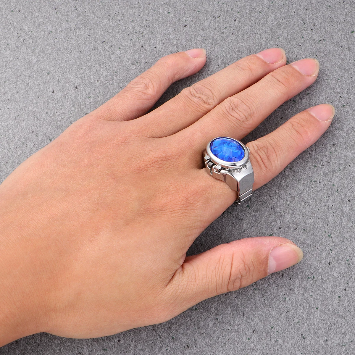 

Часы для мужчин Кольца Женские женские часы в форме пальца унисекс