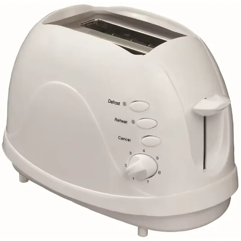 New Arrival Electric Smart 2 Slice Bread Bun Sandwich Long Slot Toaster With Mechanical Knob