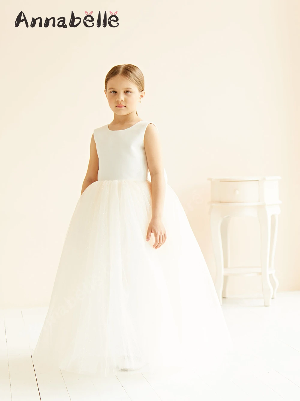 

Annabelle Ball Gown For Girl Floor-Length First Communion Girl Dress Sleeveless News Fashion Dress Girl Birthday Party