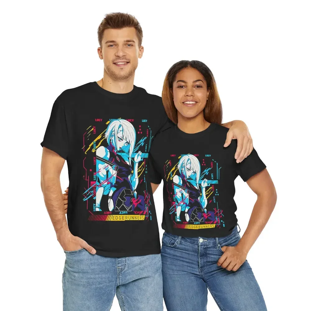 Lucy Unisex Graphic Tee, Chemise Edge Runner All Size