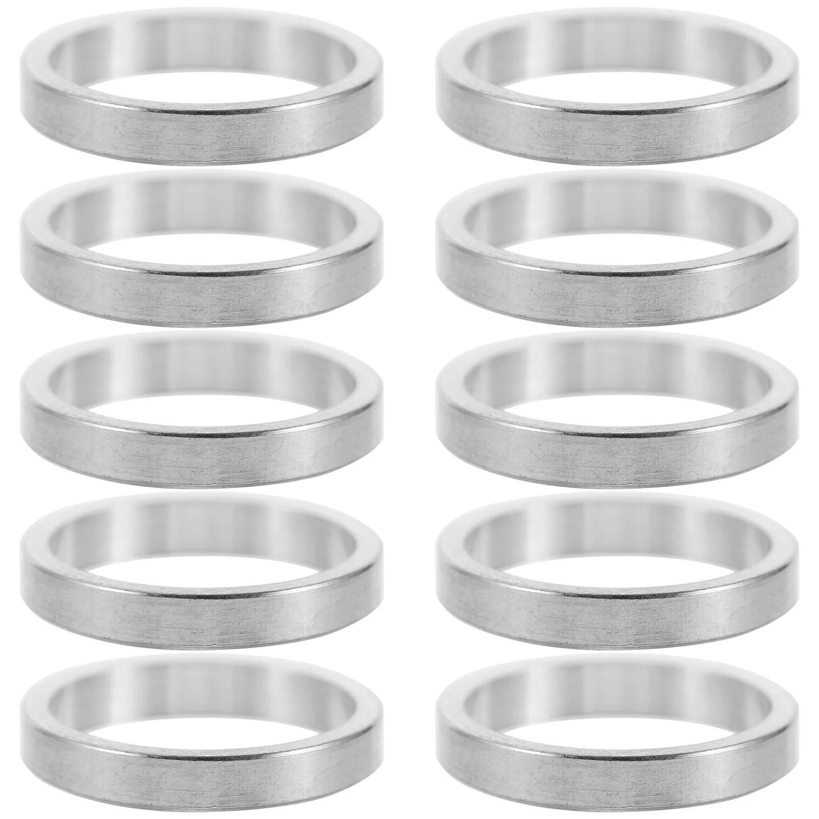 

10pcs Bicycle Screw Washers For Double Chainring Conversion Bike Stem Headset Spacers Aluminum Fork Steerer Spacer Mountain Bike