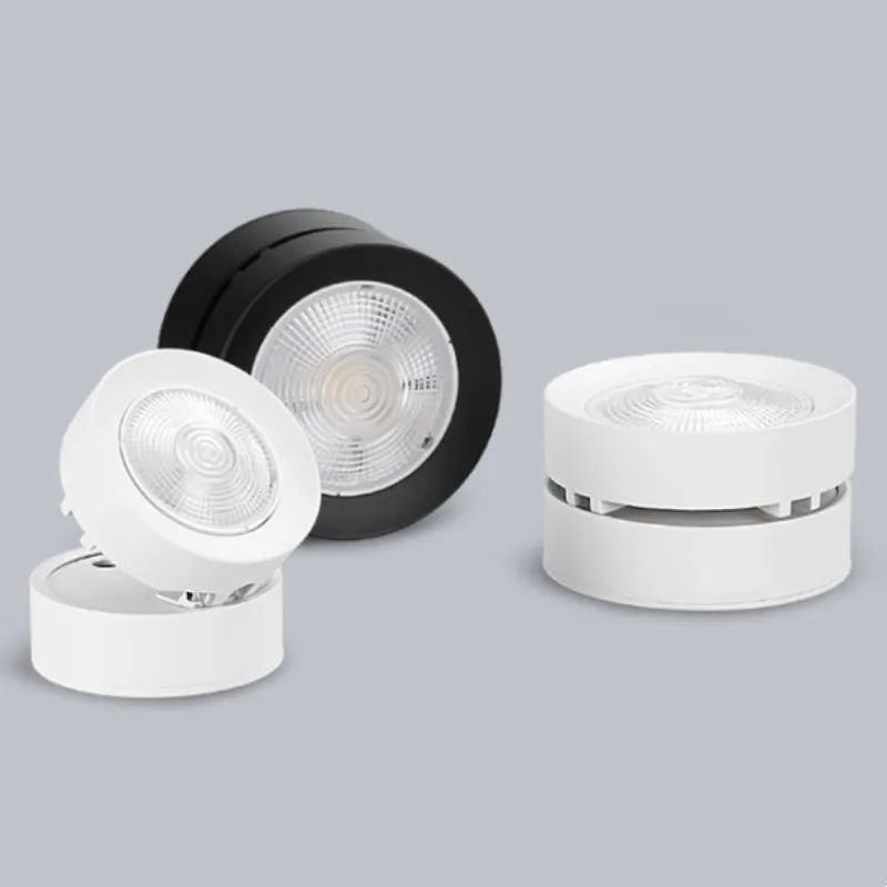 Led Nordic Small Spot Light Huishoudelijk Oppervlak Gemonteerd Verstelbare Hoek Opvouwbare Spinnenverlichting Woonkamer Plafondlamp AC85-265V