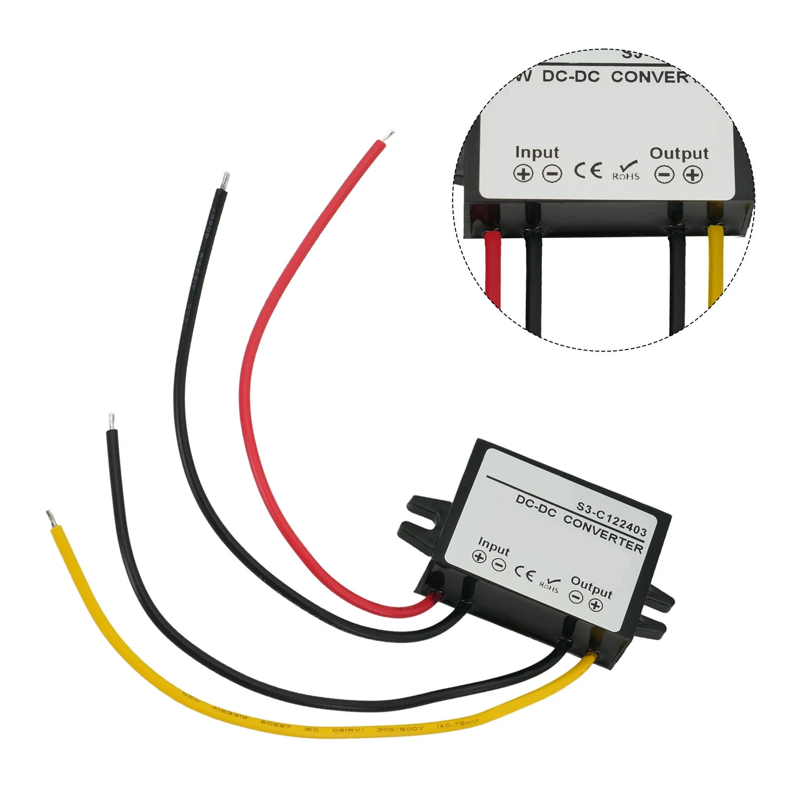 72W 3A 24V DC Power Converter with 30V 60V Wide Input Range 36V 48V Compatible Module for Mobile Power Solutions