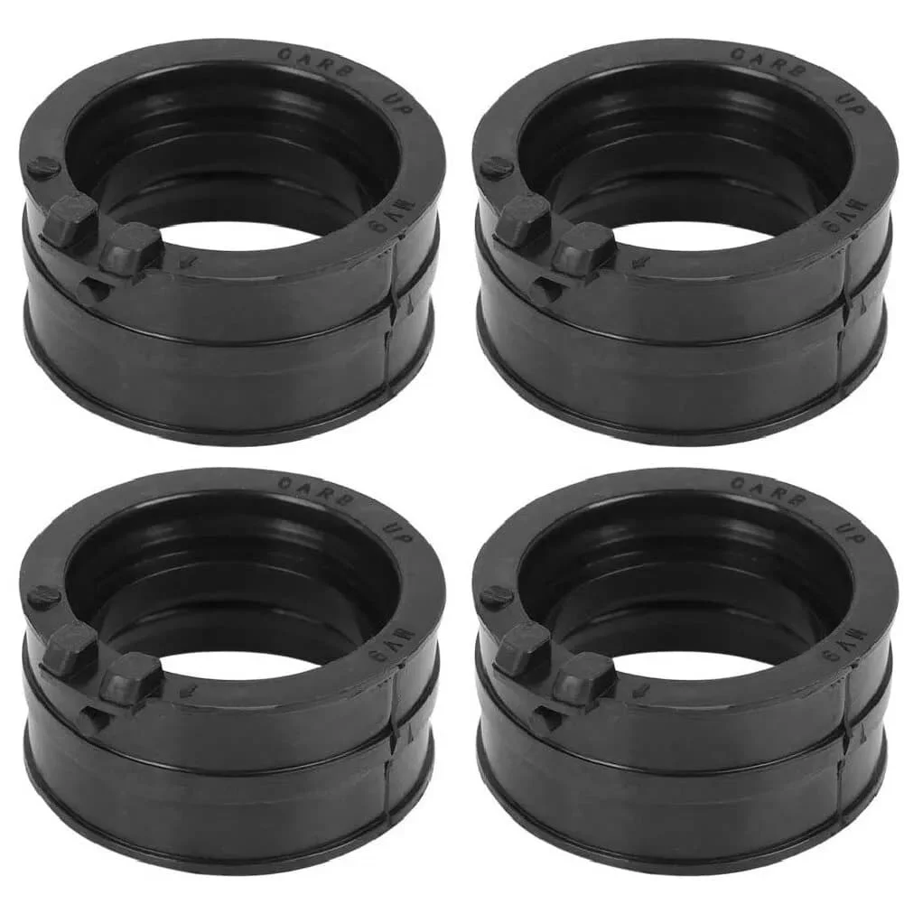 

4pc Motorcycle Carburetor Manifold Interface Intake Adapter Joint Boot for Honda CBR900RR CBR 900 RR CBR900 1993-1999