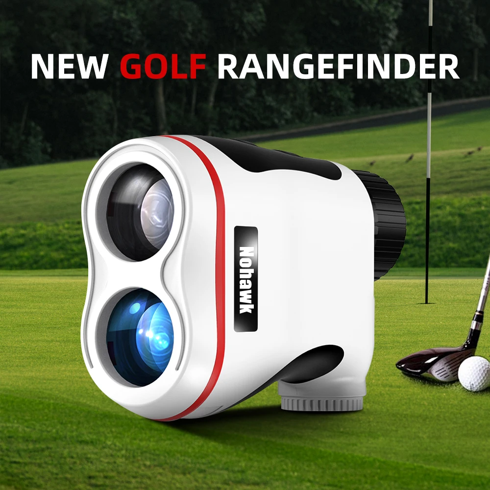 

NOHAWK 600/1000Yards Laser Rangefinder for Golf with Clear HD LCD Display Flag Pole Lock Vibration Slope Compensation for Golfer