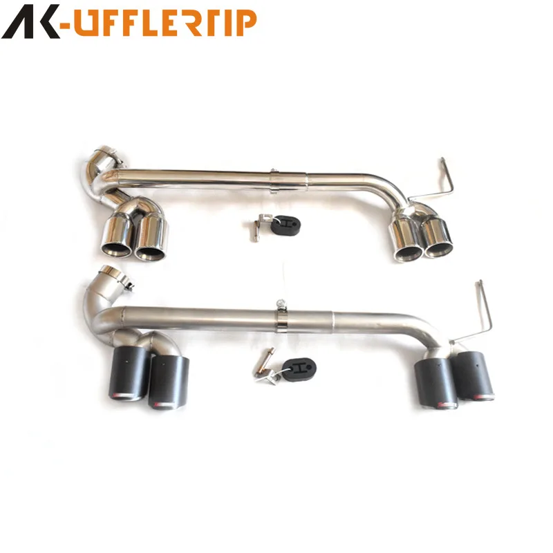 

Suitable for 13-16 BMW 320 to M3 four-out exhaust pipe tail throat 320 to M3 four-out simple tail section