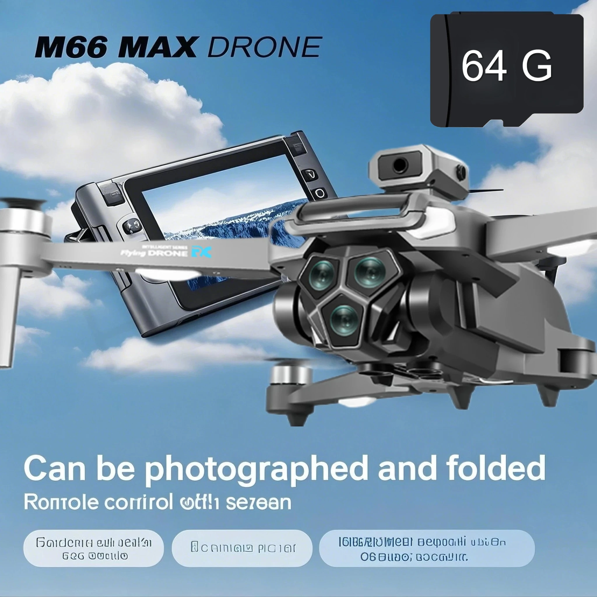 

2025 lens 4k Remote control camera screen control brushless optical flow aerial photography drone optical flow positioning servo