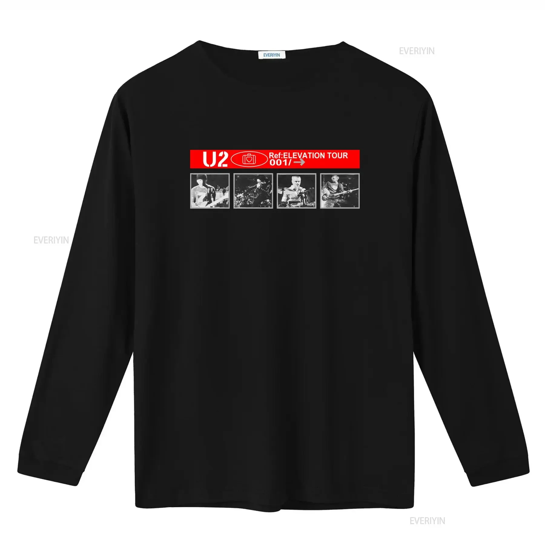 Vintage U2 Band 2001 Elevation Tour Music Black Y2K T Shirt Size M Adult Mens vintage Washed graphic Slightly fashion Stylish