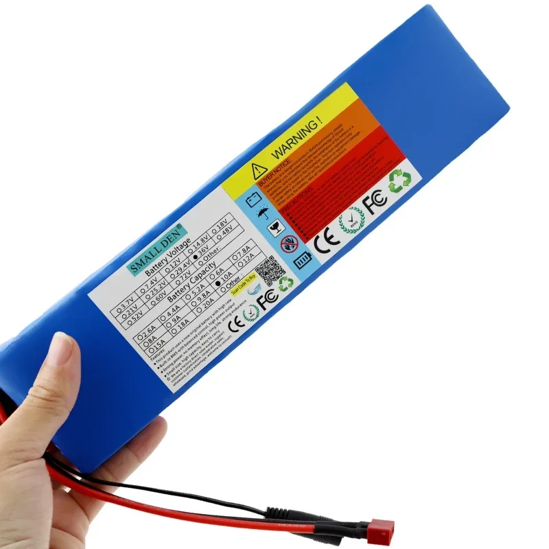 Batteria al litio 36V 10AH 10 s3p 10000mAh con BMS per batteria di ricambio 0-500W 36V + caricabatterie 42V 2A