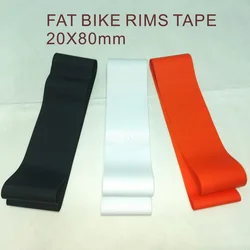 20 Inch Fat Bike Rim Tape 80mm Width Snow Bicycle Inner Tube Pad High Pressure Nylon Ribbon Stripe