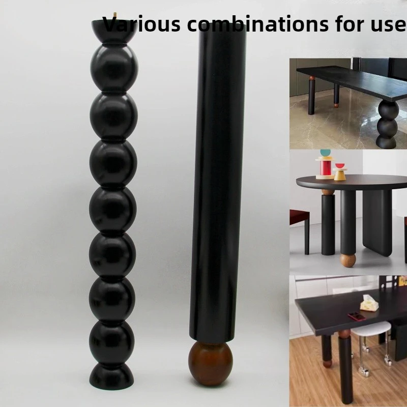 Solid Wood Table Legs Vintage Dining Desk Feet Industrial Office Desk Support Rustic Furniture Legs for Kitchen Island