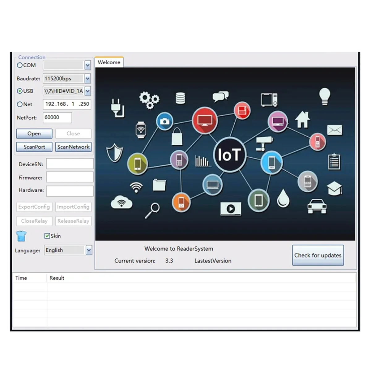 BAAQ RFID UHF lector y escritor USB de escritorio salida de teclado USB 860-960MHz no necesita unidad 18000-6C distancia de lectura 20CM