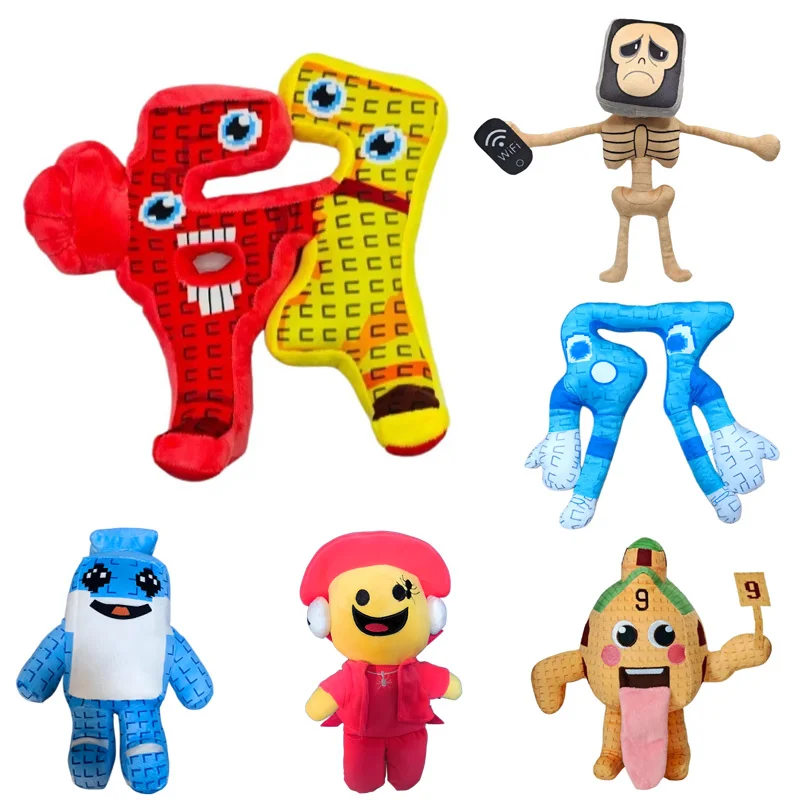 Steal A Brainrot Cute Plush Toy  No.67 9 House Figure Stuffed Doll Anime Game Merch Soft Toys for Girl Christmas Birthday Gifts