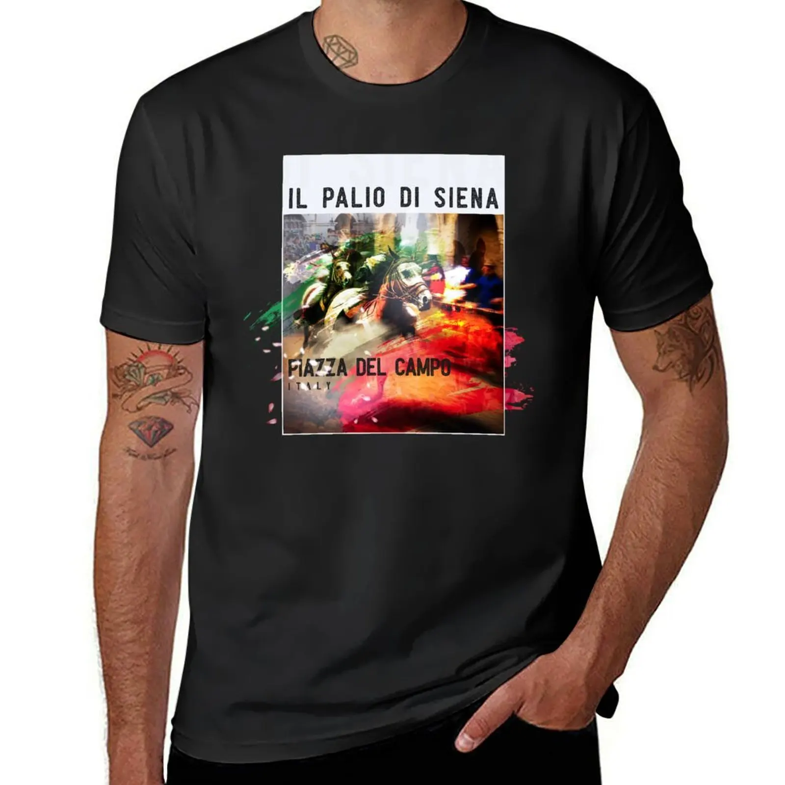 Il Palio di Siena T-Shirt cute tops tops Blouse tees heavy weight t shirts for men