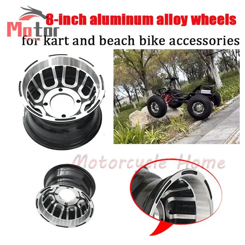 

8 inches front and rear wheel hub suitable for Atv quad ATV karting 19x7-8 18x9.50-8 21x7-8 tubeless tire