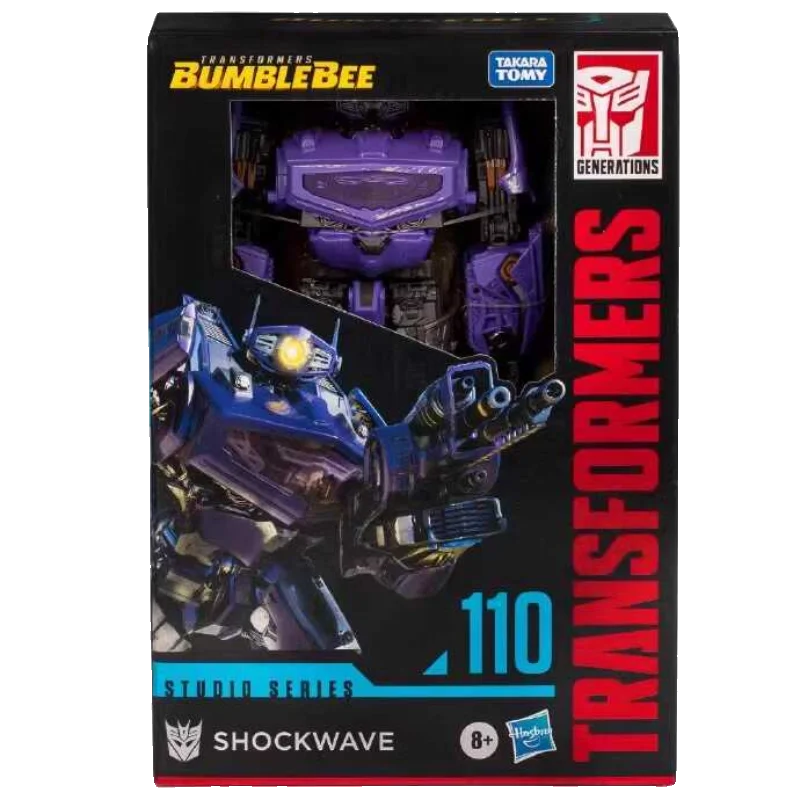 Em estoque original hasbro transformadores bumblebee ss110 shockwave anime figura de ação robô brinquedo coleção modelo hobby meninos presente