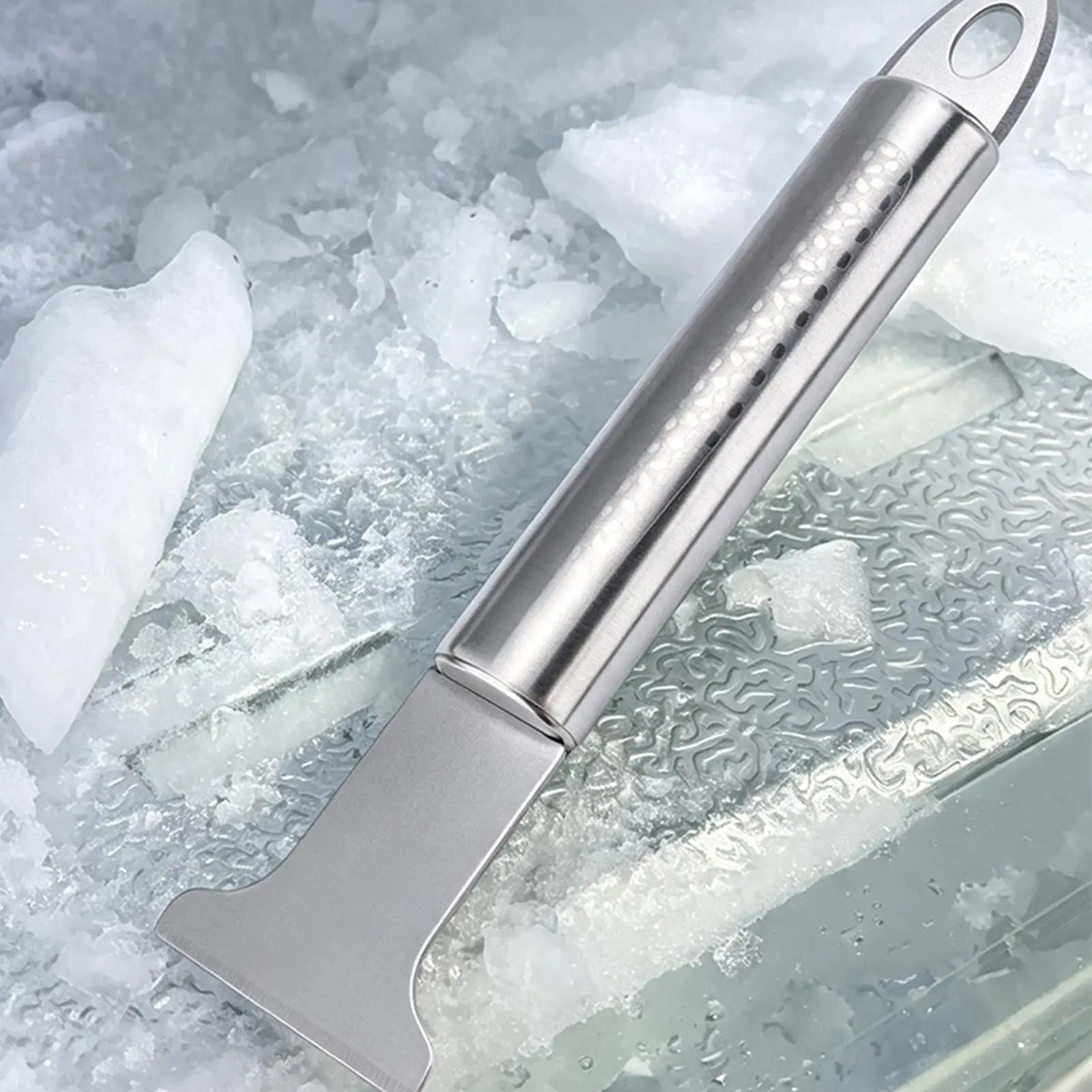 Stainless Steel Scraper Refrigerator Defroster Tool, Freezer Ice Scraper Cleaning Shovel Household Defrosting Gadget Tools