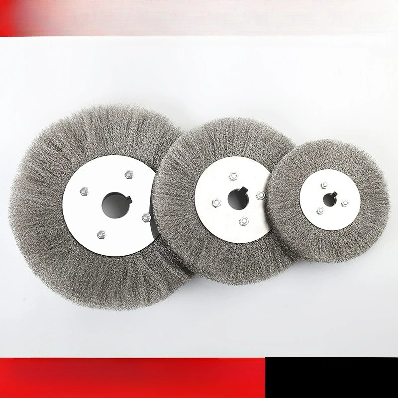 

Stainless Steel Wire Brush for Bench Grinder Metalworking Rust Removal Polishing Wheel Deburring Abrasive Tool