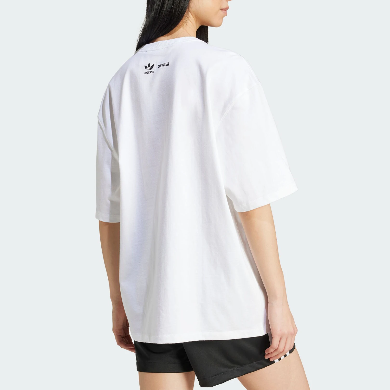 Adidas Official Authentic OVERSIZED TEE K Women's Cartoon Print Short Sleeve JG8056