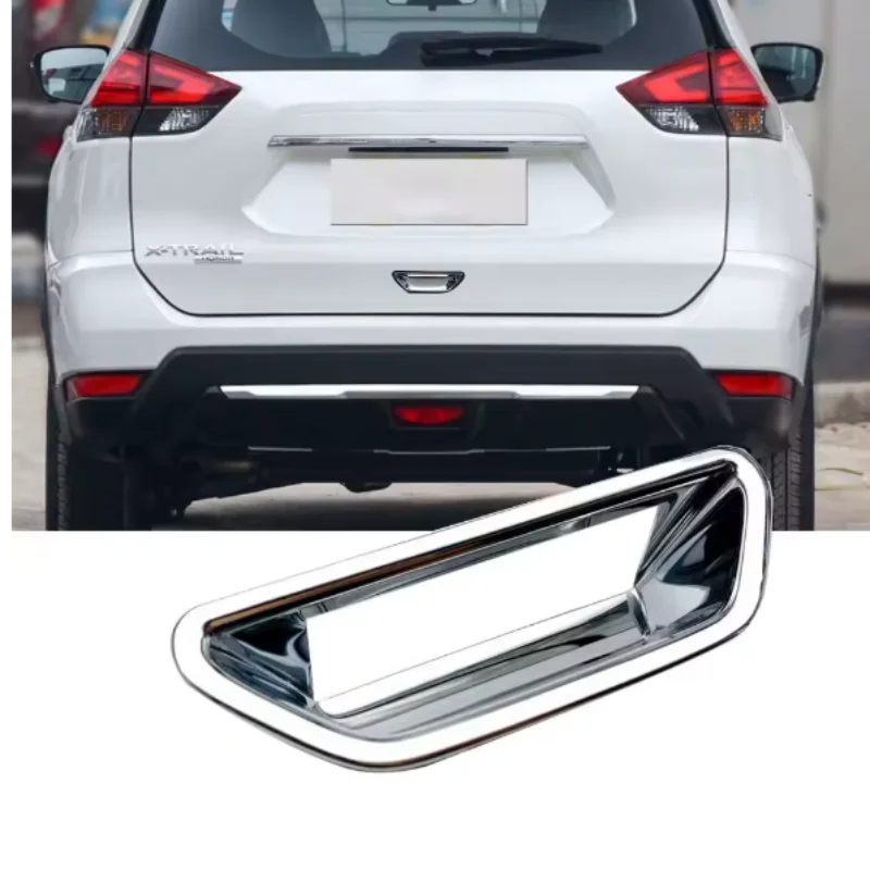 

Trunk Door Handle Cover Trim For Nissan X-Trail Rogue T33 2014 -2016Glossy Chrome Molding Accessories
