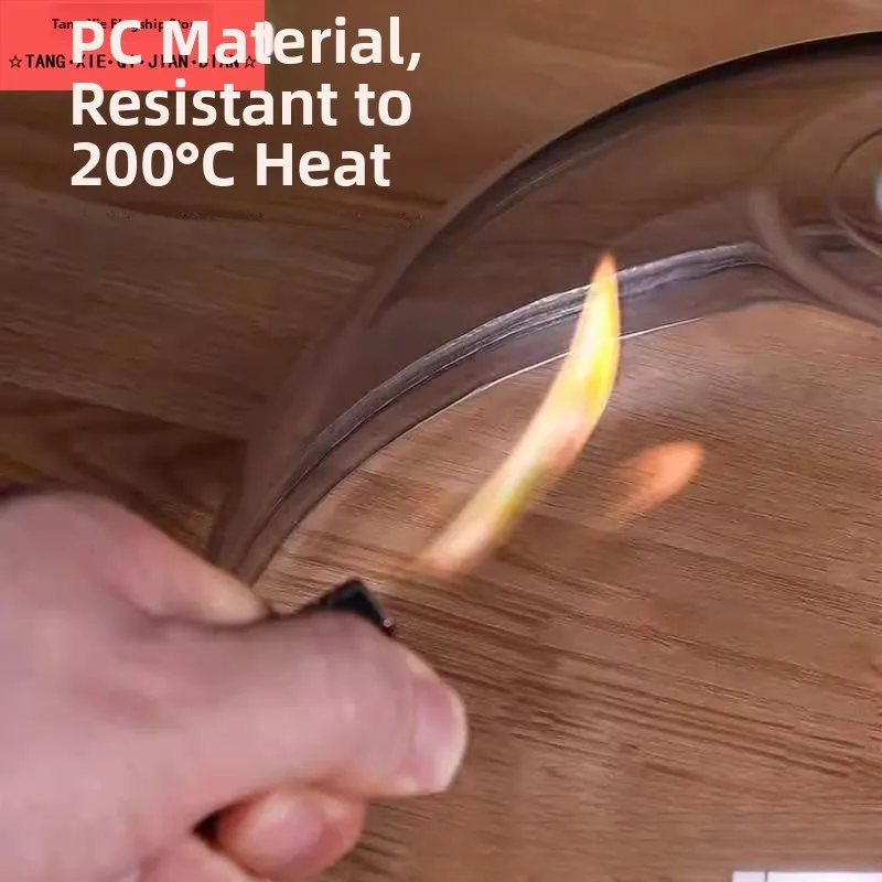 Upgraded Microwave Splash Proof Cover with Tray Special Heating Cover  Keeping Lid Food Grade Plastic Kitchen Essential
