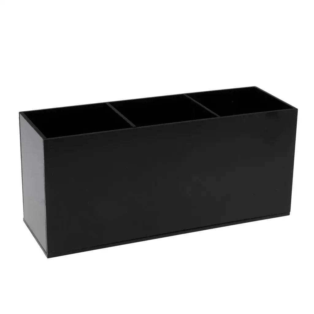 Black  Acrylic Scissors Holder Box Hairdressing Combs Clips Organizer Storage Case for Hair Stylists Barber  Hairdresser