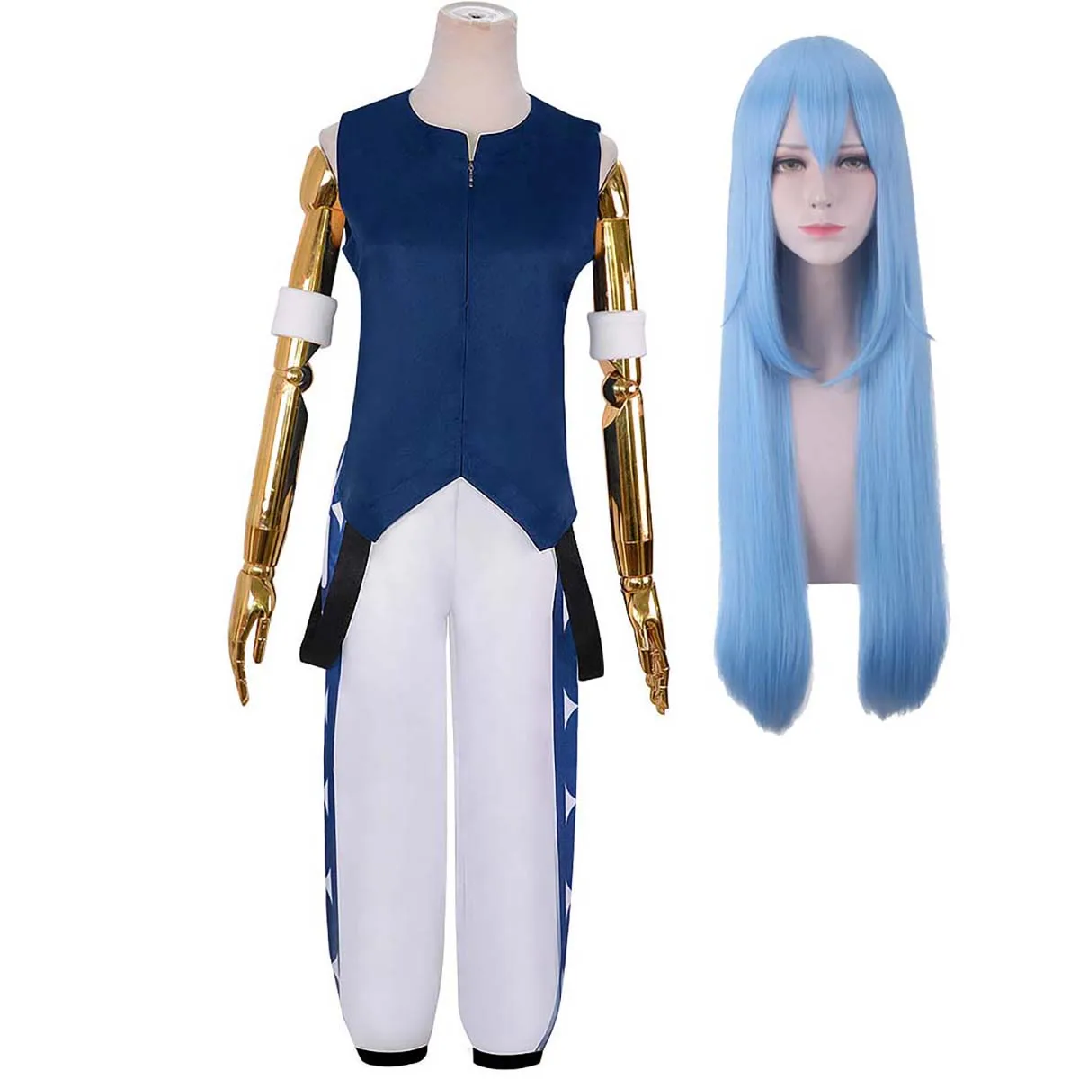 

Halloween Carnival That Time I Got Reincarnated As A Slime Season Cosplay Rimuru Tempest Wig Costume