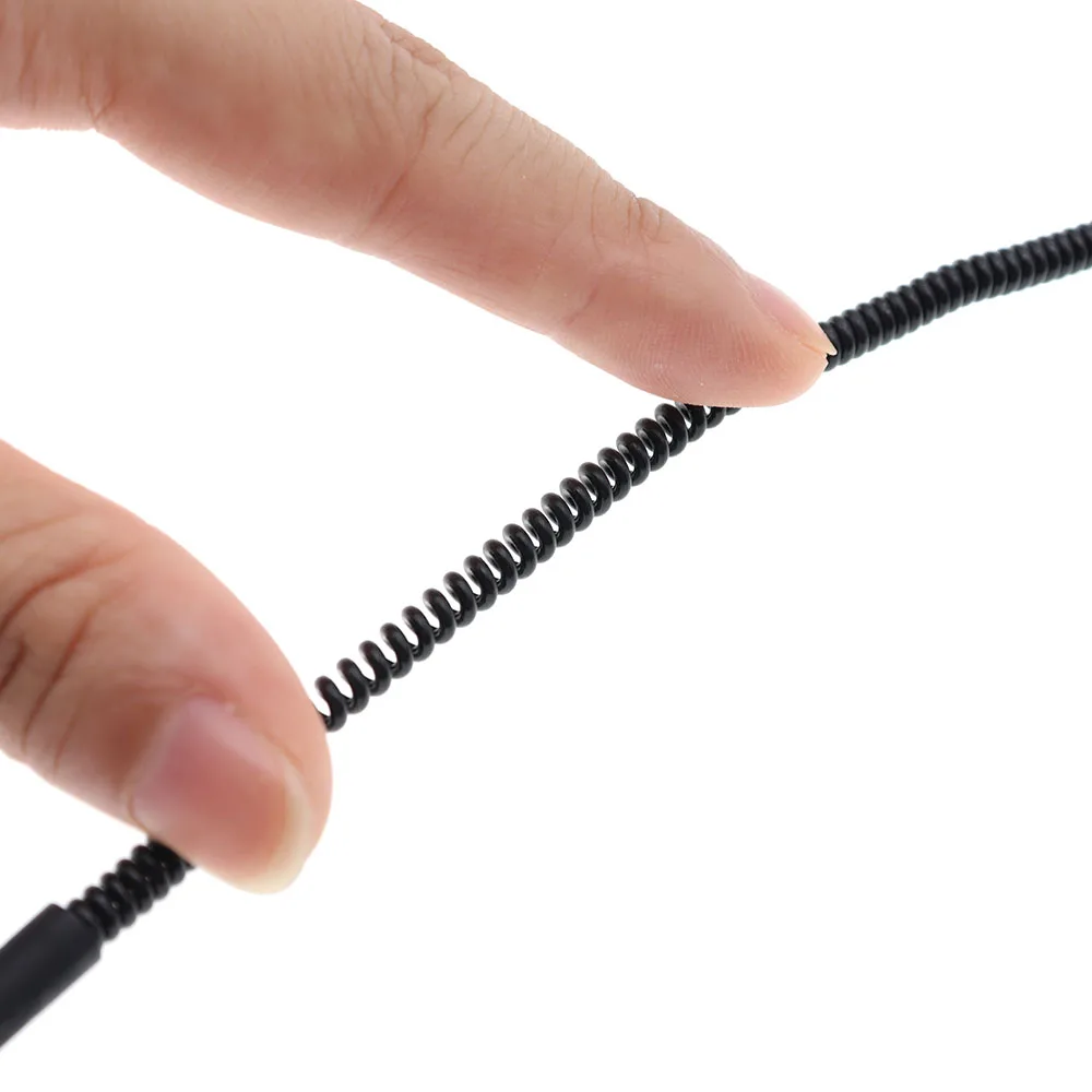 1 шт. высококачественный стилус, пружинный Безопасный шнур, черный ремешок, пружинные шнуры из ПВХ, ремешок для телефона