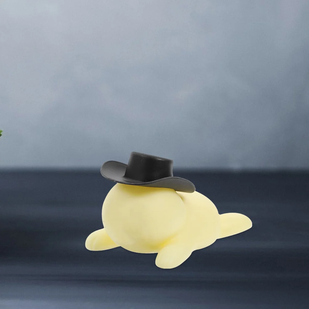 30 Stück Mini-Cowboyhüte, winziger westlicher Stil, DIY-Bastelzubehör, Partydekorationen, kleine Kunststoffhüte, Partydekorationen