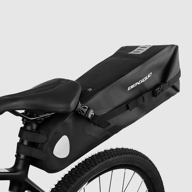 

Уличная водонепроницаемая сумка для велосипедного седла, большая вместительная сумка для велосипедного седла, велосипедная складная сумка для горного велосипеда, хвостовые задние сумки