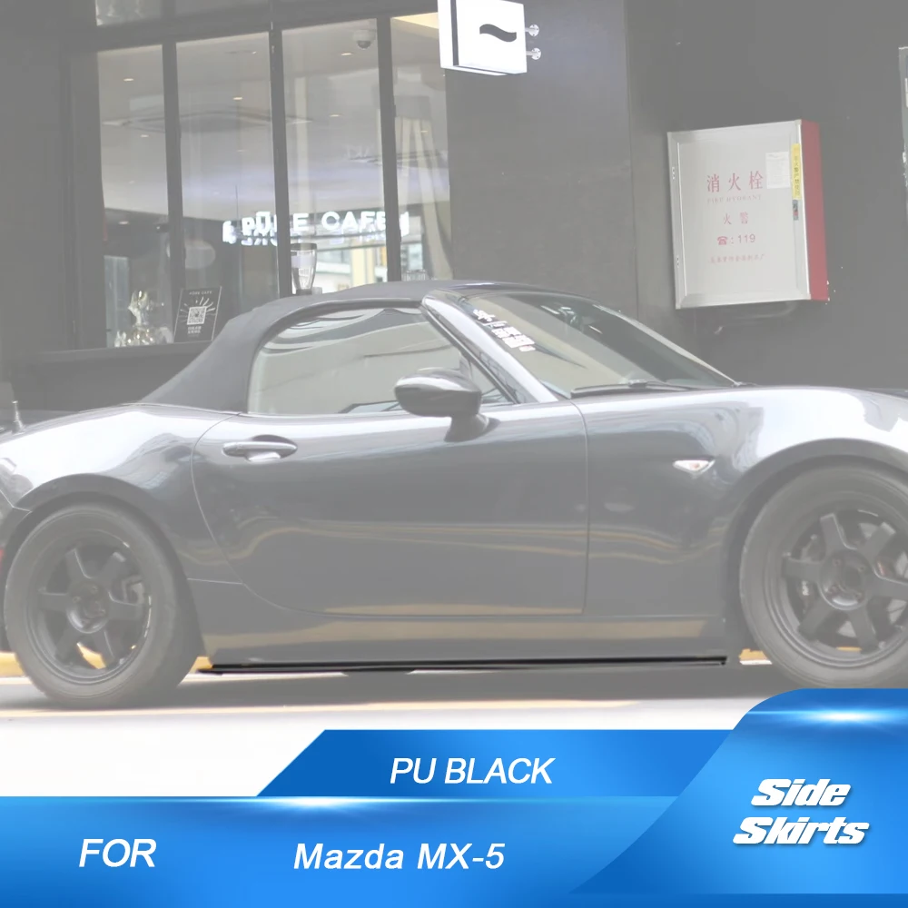 

Side Skirts Extension Lip Aprons Chin for Mazda MX5 MX-5 ND 4th Side Skirts PU Black Primer Splitter Spoiler