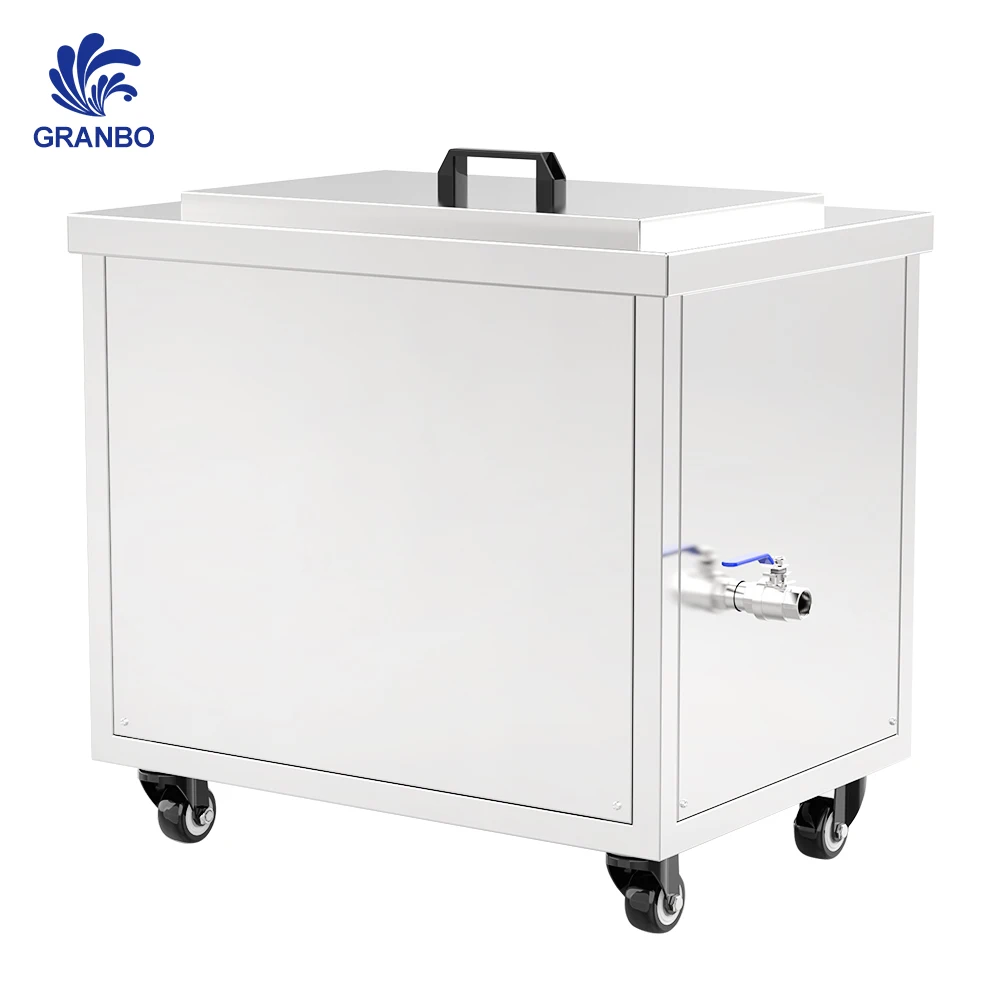 Granbosonic 45L 28KHz 40KHz 600W Industrial Ultrasonic Cleaning Machine Single Tank Auto Parts Oil Rust Removal