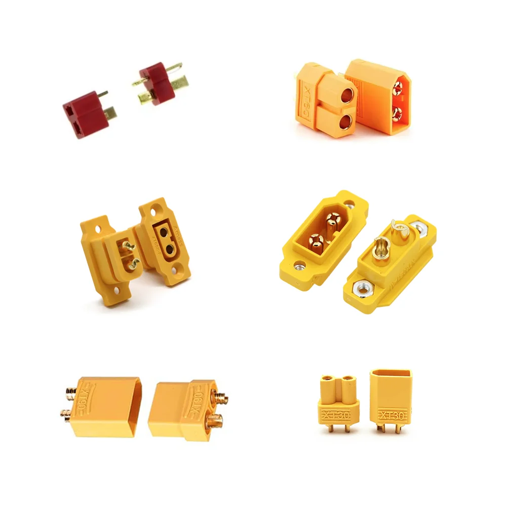 

5pair XT60 XT-60 XT30 XT90 XT60E XT60E-M XT60E-F T Plugs Male Female Bullet Connectors For RC Lipo Battery RC Drone Airplane Car