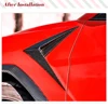 Prepreg 건식 탄소 섬유 사이드 펜더 에어 벤트 커버 트림 Lamborghini Urus 2018-2021 자동차 사이드 카나드 자동차 레이싱 바디 키트 2