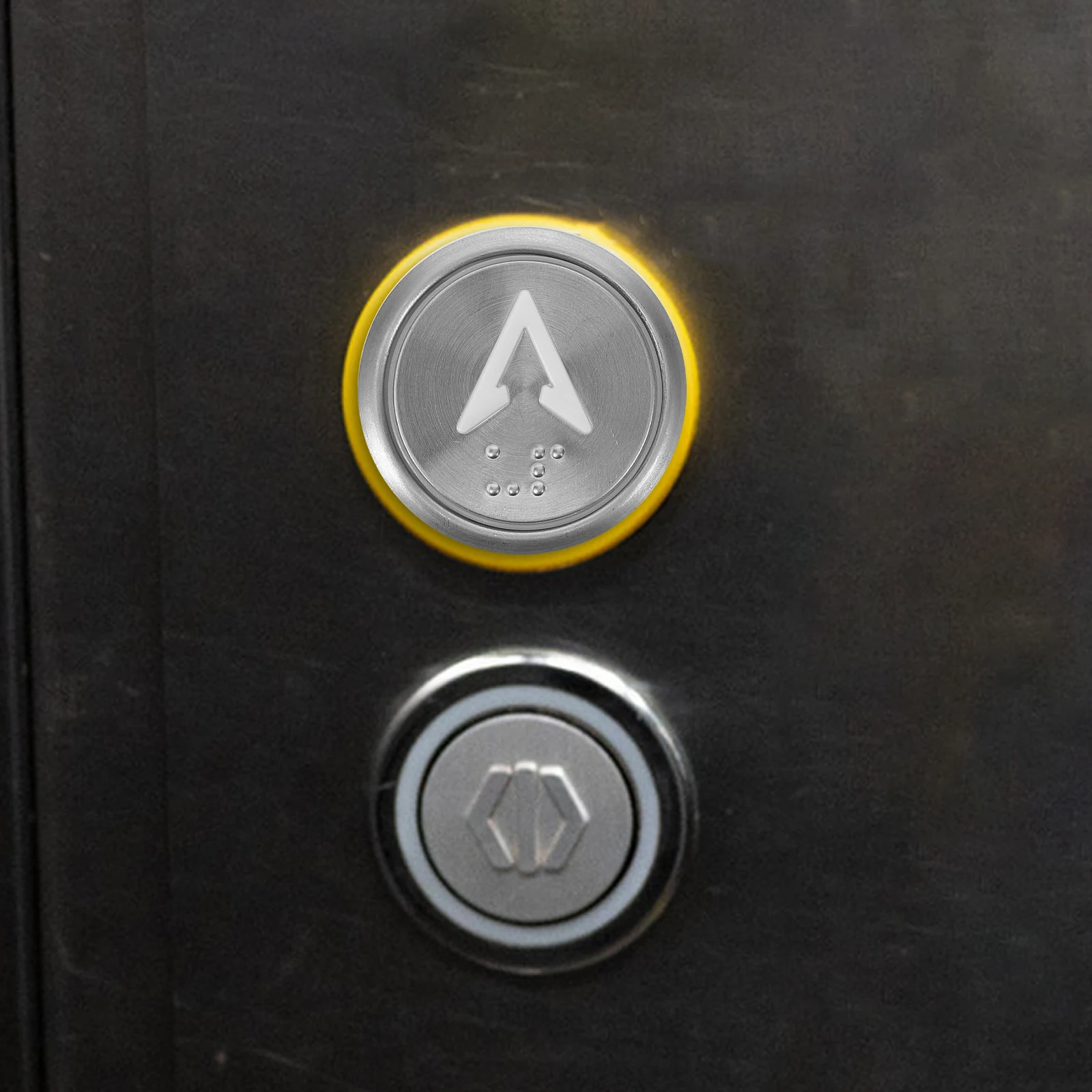 

Elevator Button Buttons Patch Components Accessory Stainless Steel Push Parts Man for Metal Flat
