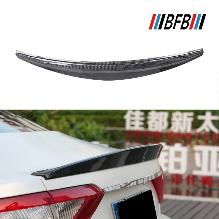 Fit for  Martha Gran Turismo carbon fiber V-shaped tail wing, Lati GT fixed wind wing, rear spoiler roof wing