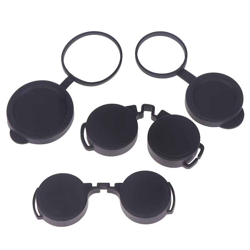 Binoculars Protective Rubber Objective Lens Caps 42mm/50mm Binocular Eyepiece Lens Cover Telescope Cover Lens Protection