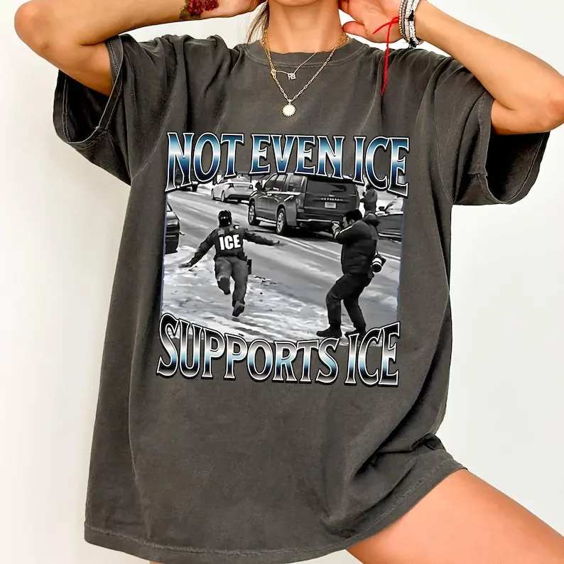 Not Even Ice T Shirt, Abolish ICE Protest shirt, Pro Democraty Shirt