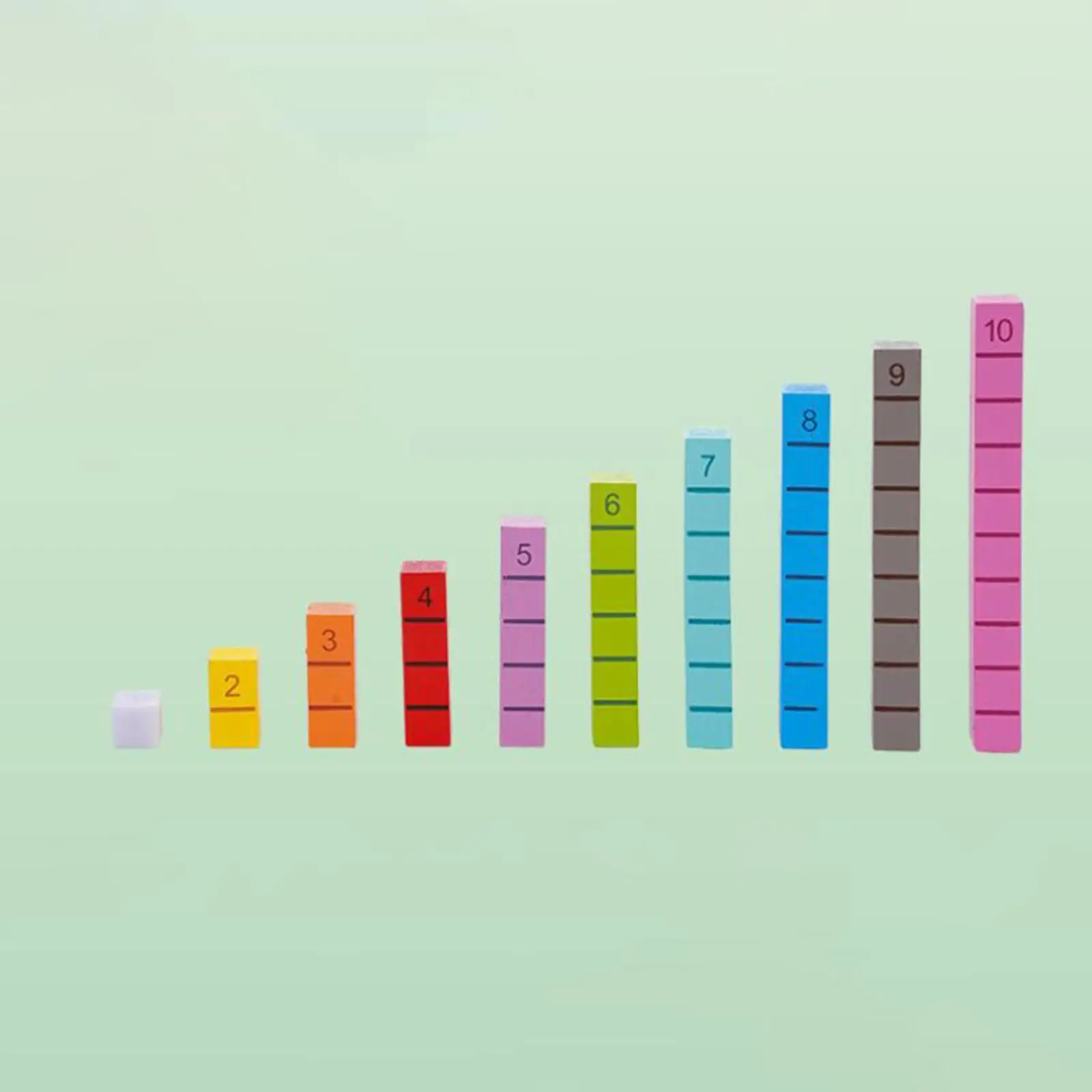 254개 베이스 10 블록 세트 계산 단위 교육용 장난감 연결 큐브