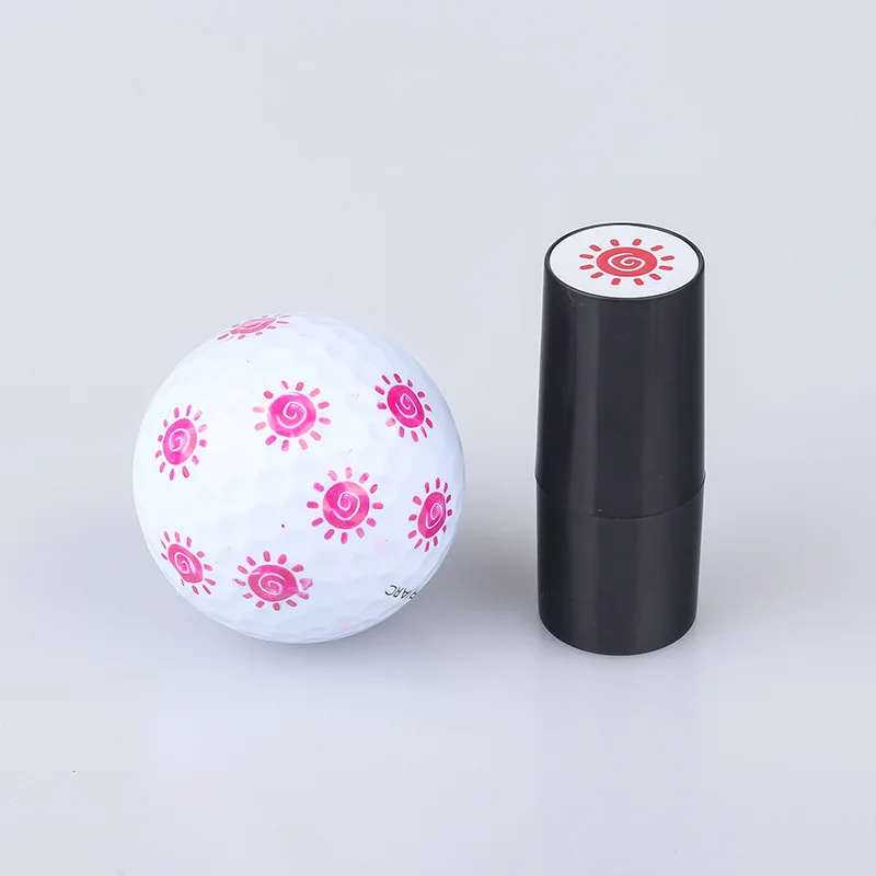 New Golf Ball Stamper Stamp Marker Impression Seal Quick-dry Plastic Multicolors  adis Accessories Symbol For er Gift